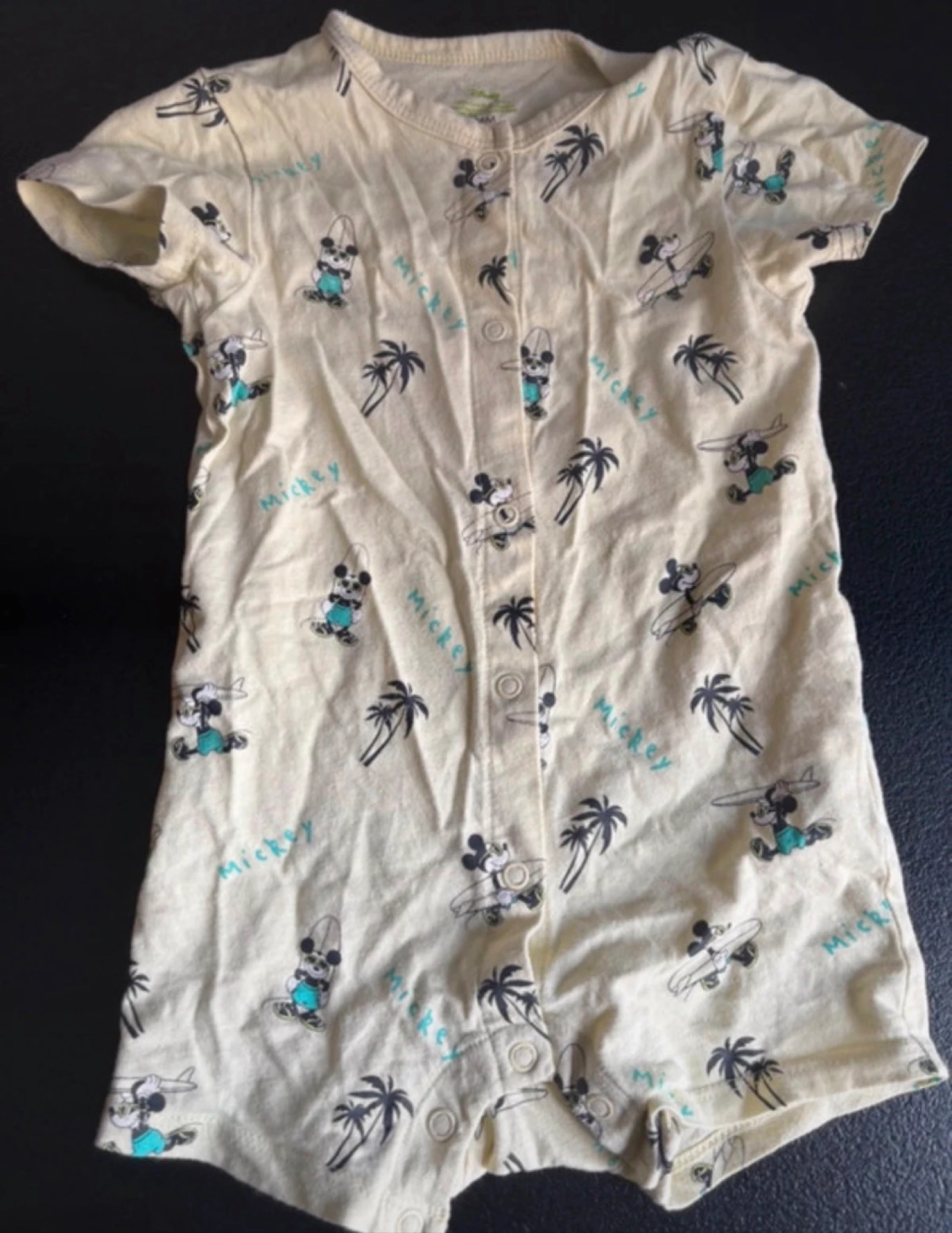Pyjama Combishort bébé garçon Disney Mickey 